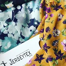 Fashion fabrics from Jerseytex (Great Britain)